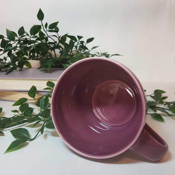 Starbucks 2014 Plum Purple Swirl Mug Teacup 2014 Starbucks Plum Purple Mug - Picture 3 of 13